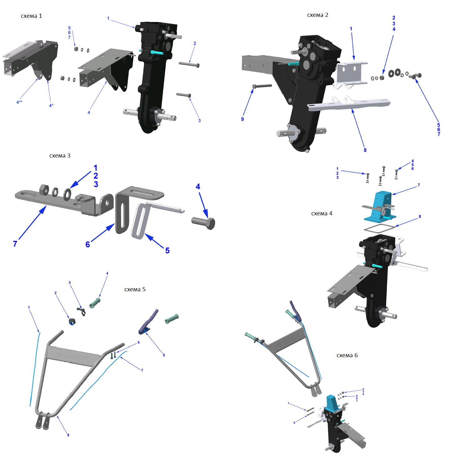 Мотоблок бензиновый МТБ-300 У