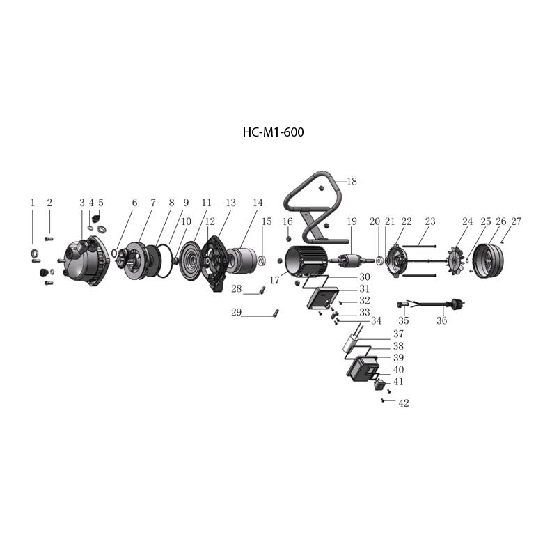 Насос поверхностный, центробежный НС-М1-600
