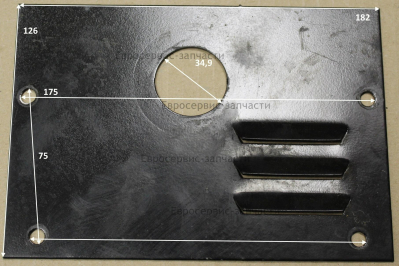 Пластина передняя