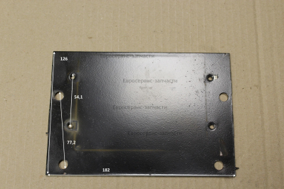 Пластина задняя