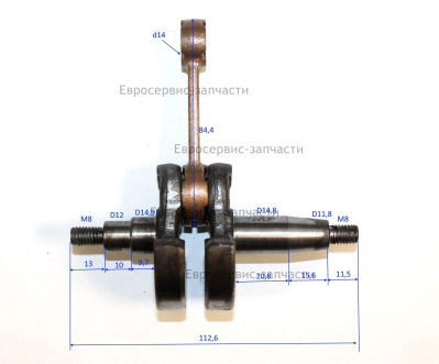 Коленвал  БТ 52 (E1602.011.00)