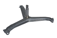 Крестовина барабана стиральной машины Indesit, лучи 23,3 см, вал 11,7 см,d-30 мм, 210154228, для бака 259987, 145181, втулка из нержавейки